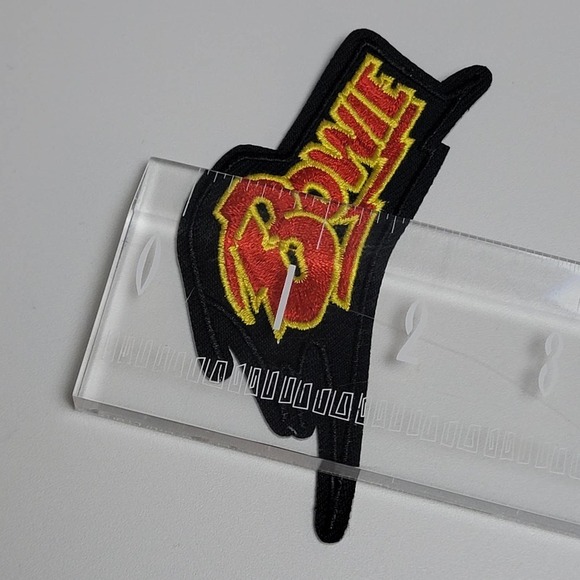 VTG Iron On Patch, Bowie 4" - Picture 6 of 7